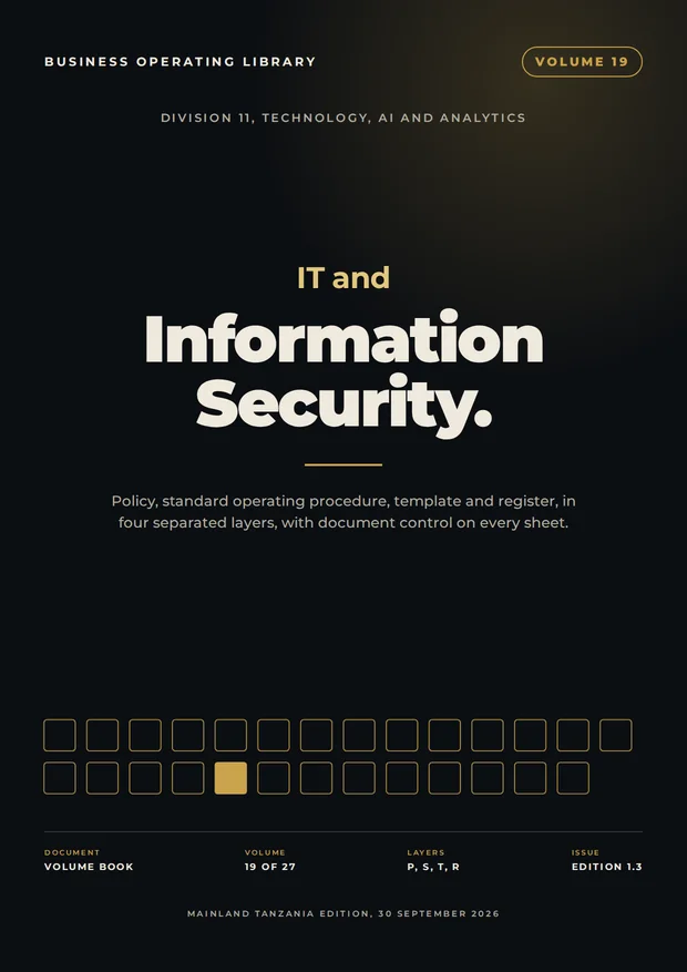 Volume 19 cover: IT and Information Security