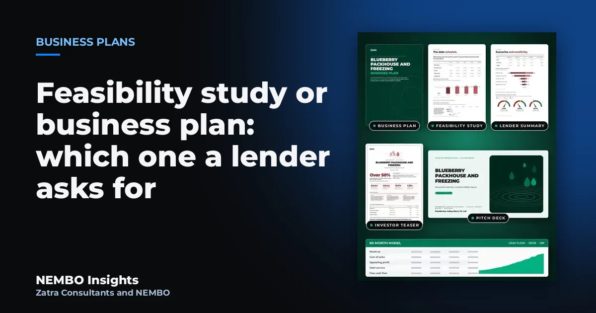Feasibility study or business plan: which one a lender asks for: cover