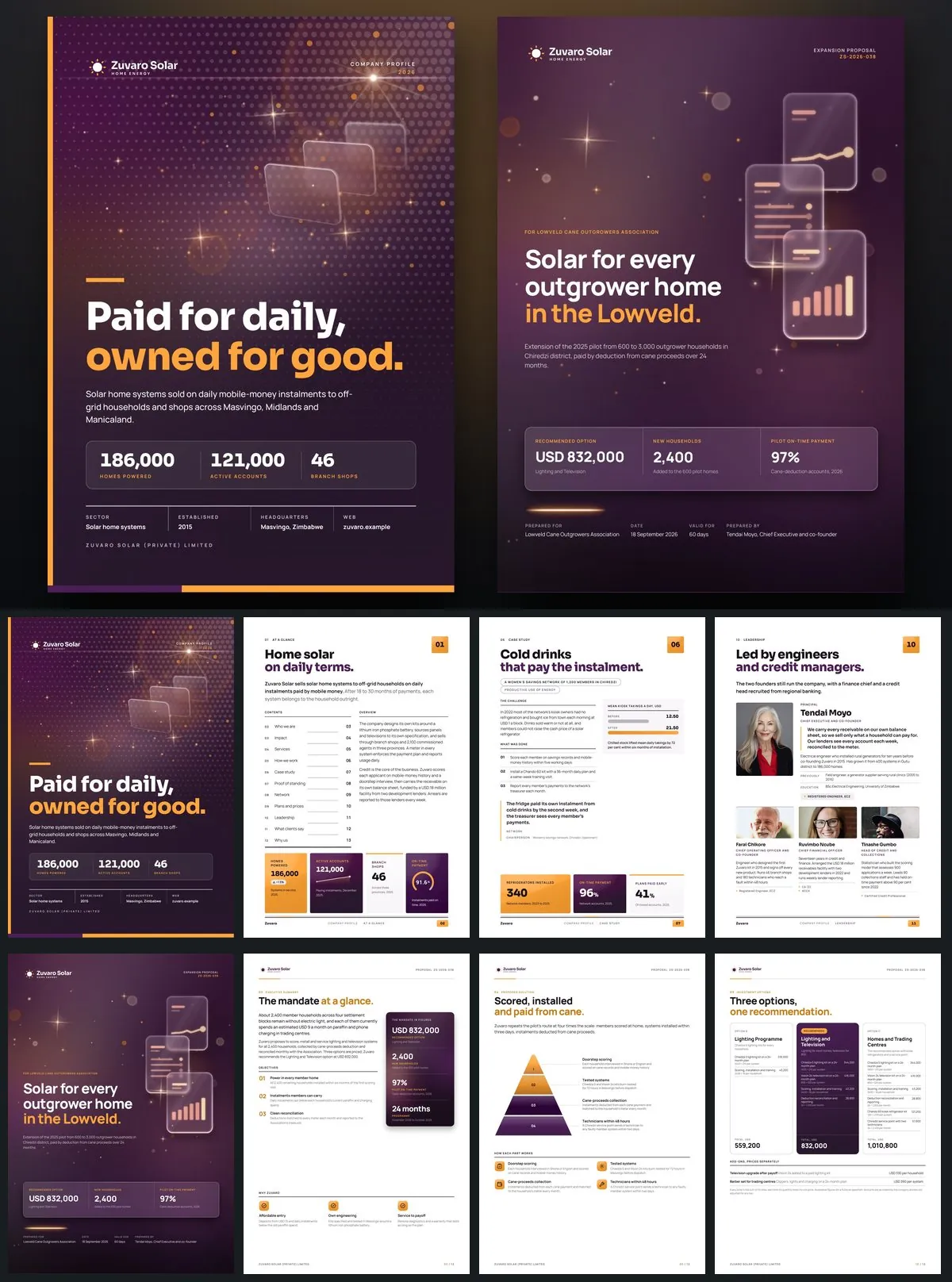 Investor documents and books