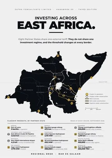 Investing across East Africa, cover