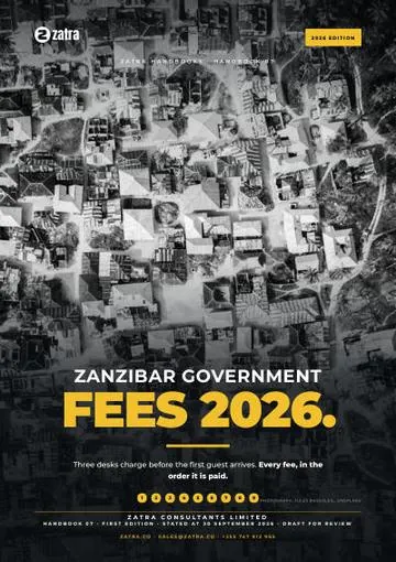 Zanzibar Government Fees 2026, cover