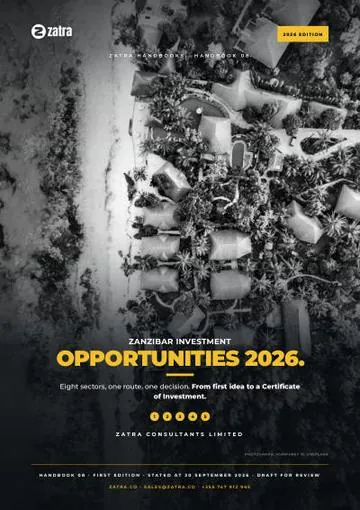 Zanzibar Investment Opportunities 2026, cover