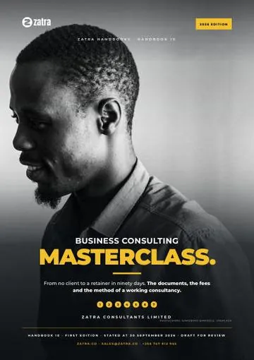 Business Consulting Masterclass, cover shown whole