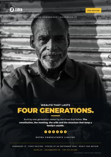Wealth That Lasts Four Generations, cover