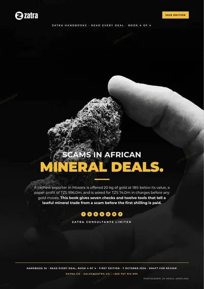 Scams in African Mineral Deals, cover