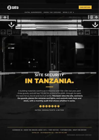 Site Security in Tanzania, cover