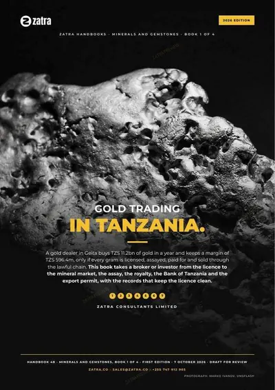 Gold Trading in Tanzania, cover shown whole