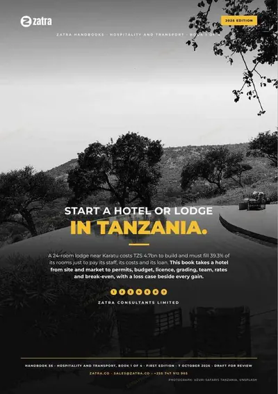 Start a Hotel or Lodge in Tanzania, cover