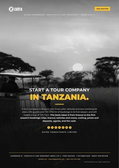 Start a Tour Company in Tanzania, cover