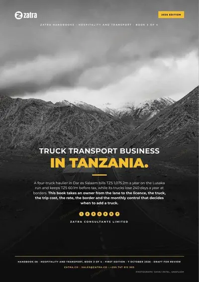 Truck Transport Business in Tanzania, cover