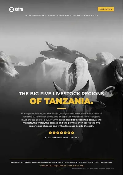 The Big Five Livestock Regions of Tanzania, cover