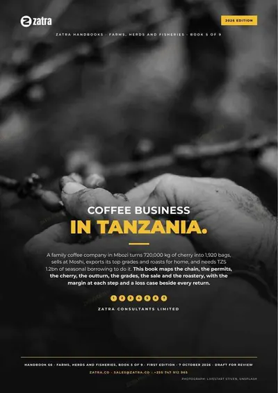 Coffee Business in Tanzania, cover