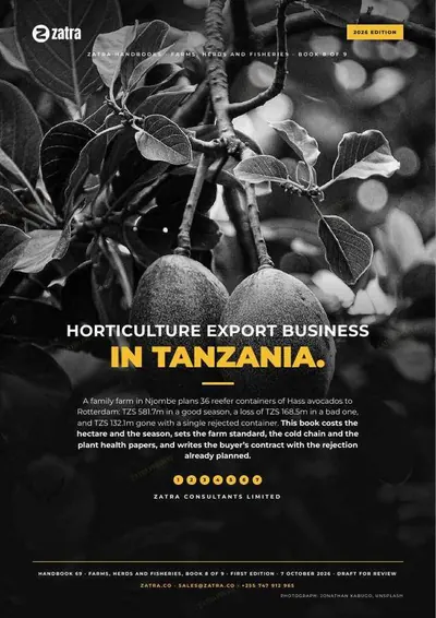 Horticulture Export Business in Tanzania, cover