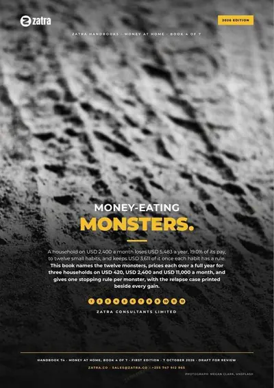 Money-Eating Monsters, cover