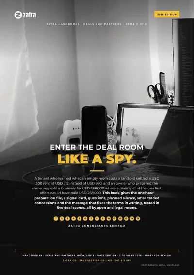 Enter the Deal Room Like a Spy, cover