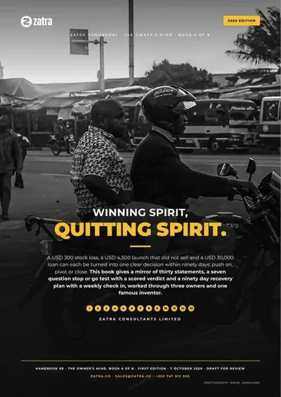 Winning Spirit, Quitting Spirit, cover