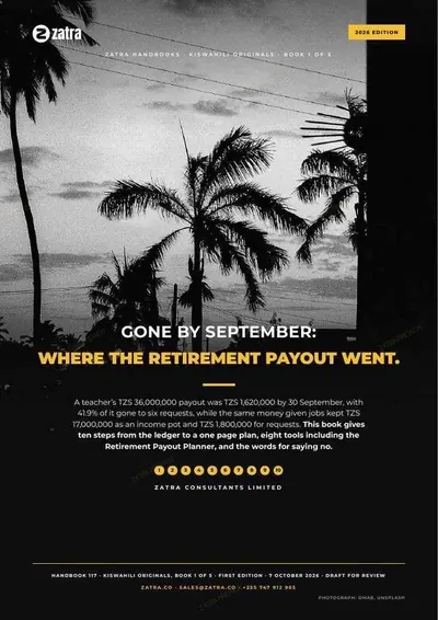 Gone by September: Where the Retirement Payout Went, cover