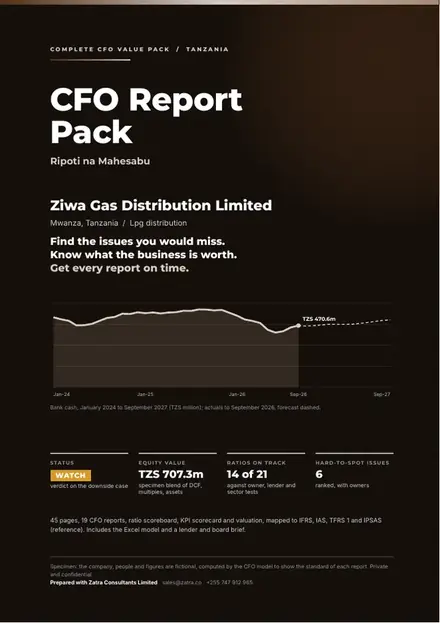 Financial reports: LPG distribution