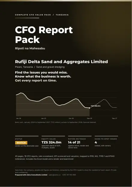 Financial reports: Sand and gravel dredging