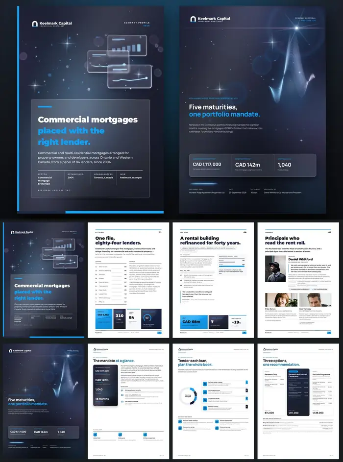 Investor documents, Keelmark Capital: finished specimen shown whole