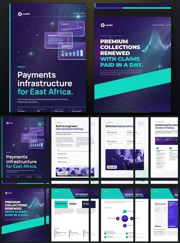 Investor documents, Vumbi Systems: finished specimen shown whole