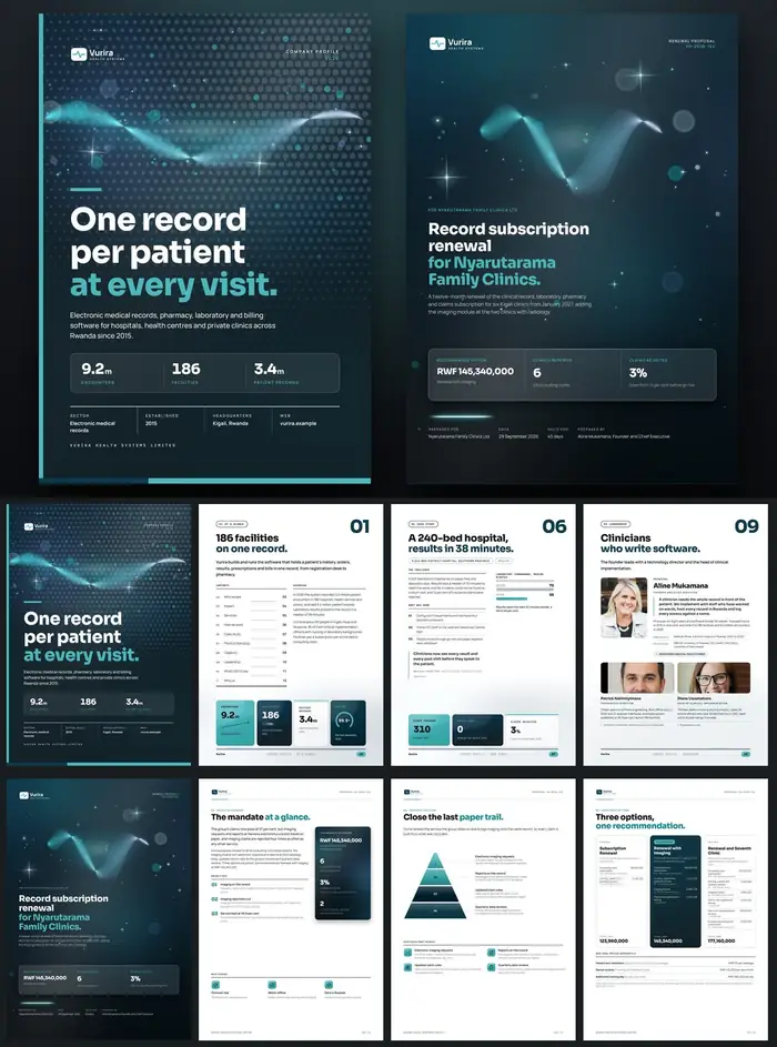 Investor documents, Vurira Health Systems: finished specimen shown whole