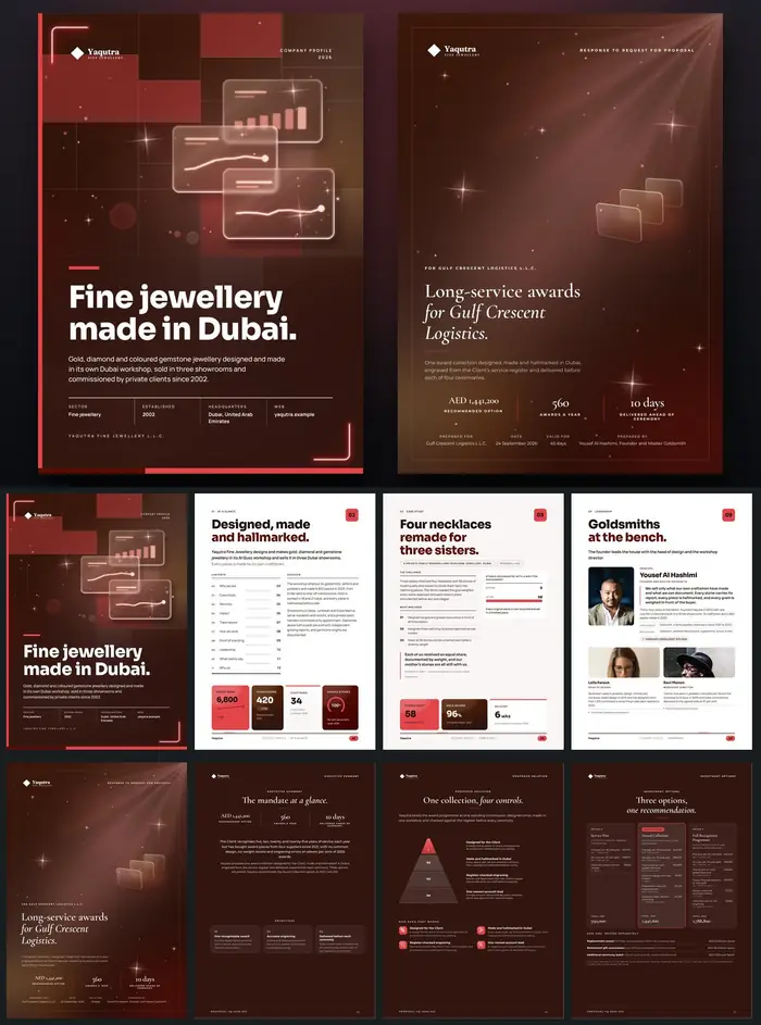 Investor documents, Yaqutra Fine Jewellery: finished specimen shown whole