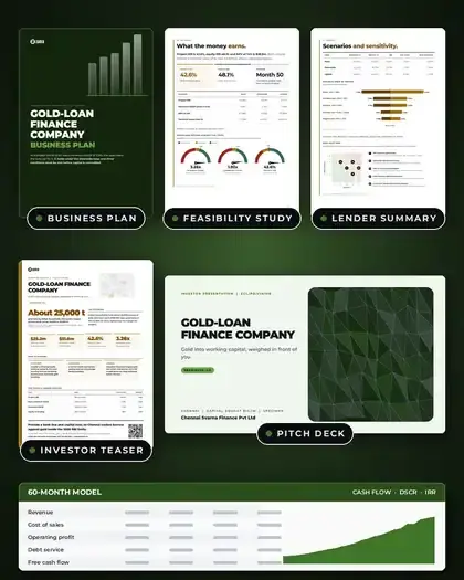 Plans, Gold-loan finance company: finished specimen shown whole