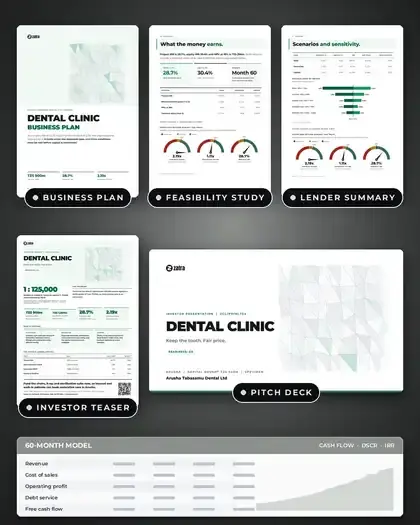 Plans, Dental clinic: finished specimen shown whole