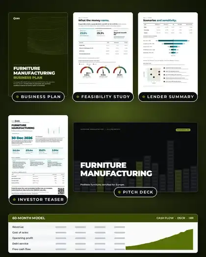 Plans, Furniture manufacturing: finished specimen shown whole