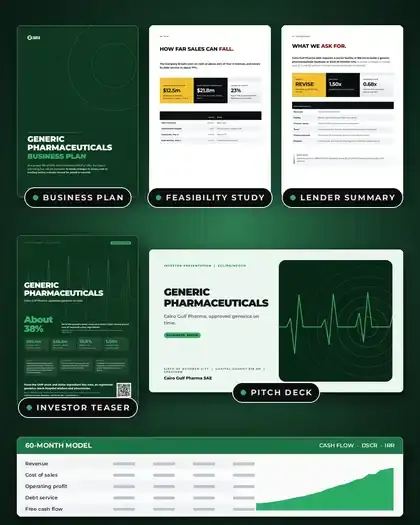 Plans, Generic pharmaceuticals: finished specimen shown whole