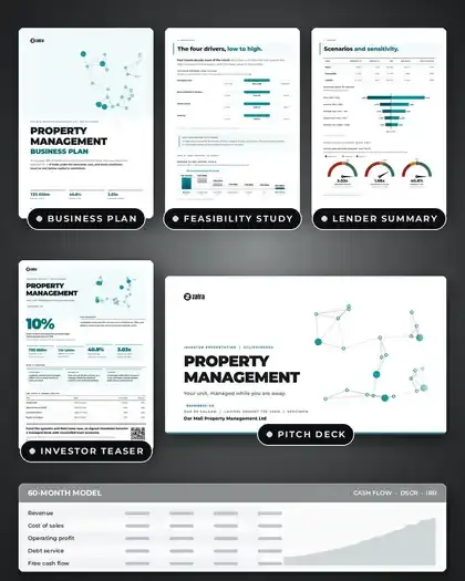 Plans, Property management: finished specimen shown whole