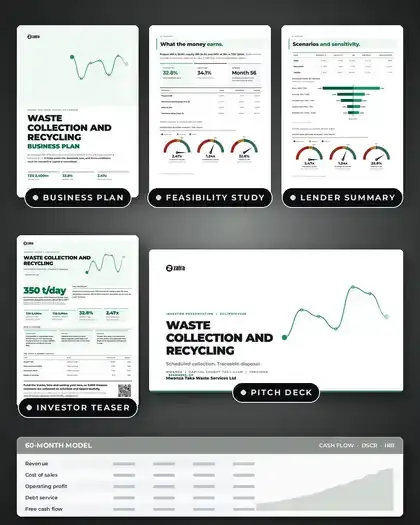 Plans, Waste collection and recycling: finished specimen shown whole