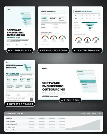 Plans, Software engineering outsourcing: finished specimen shown whole