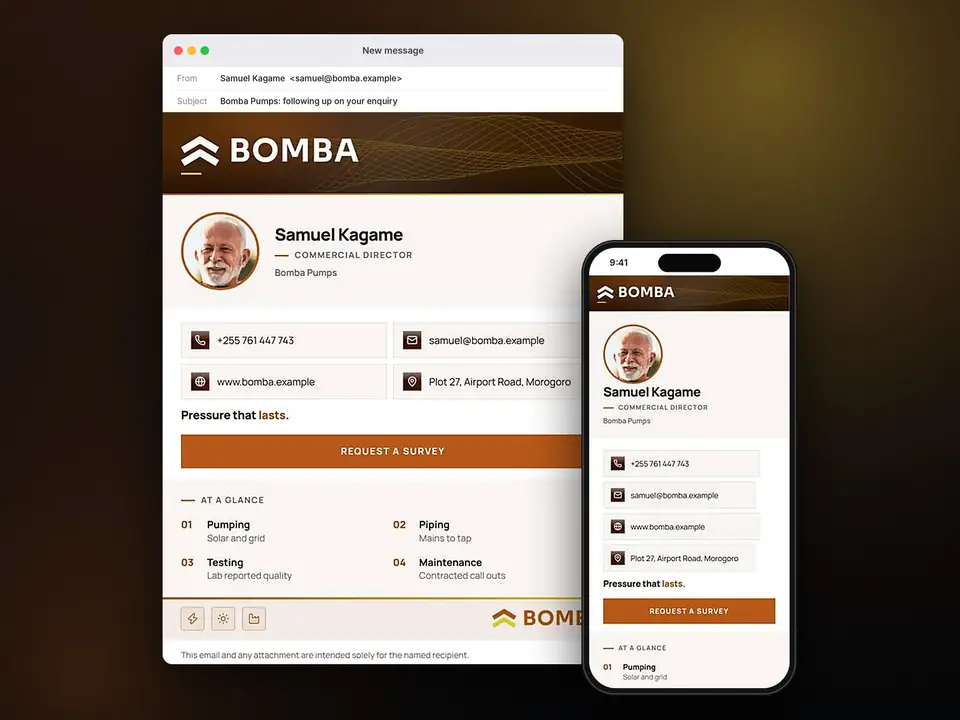 Signatures, Bomba Pumps: finished specimen shown whole